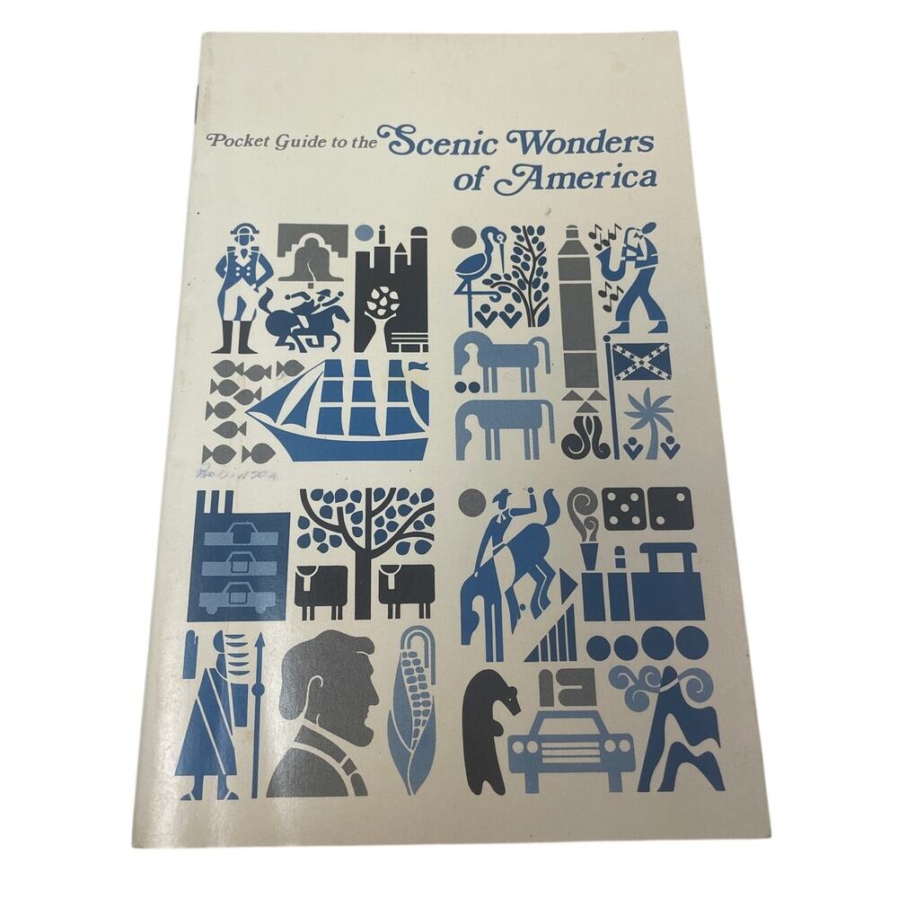 Vintage 1973 Readers Digest Pocket Guide To Scenic Wonders of America Booklet